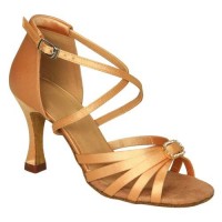 Tan Satin with Strass-160702